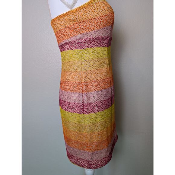 Show Me Your Mumu Clarissa Fiesta Sunset Stripe Mini Dress Women Size XS Hoco - Picture 11 of 15